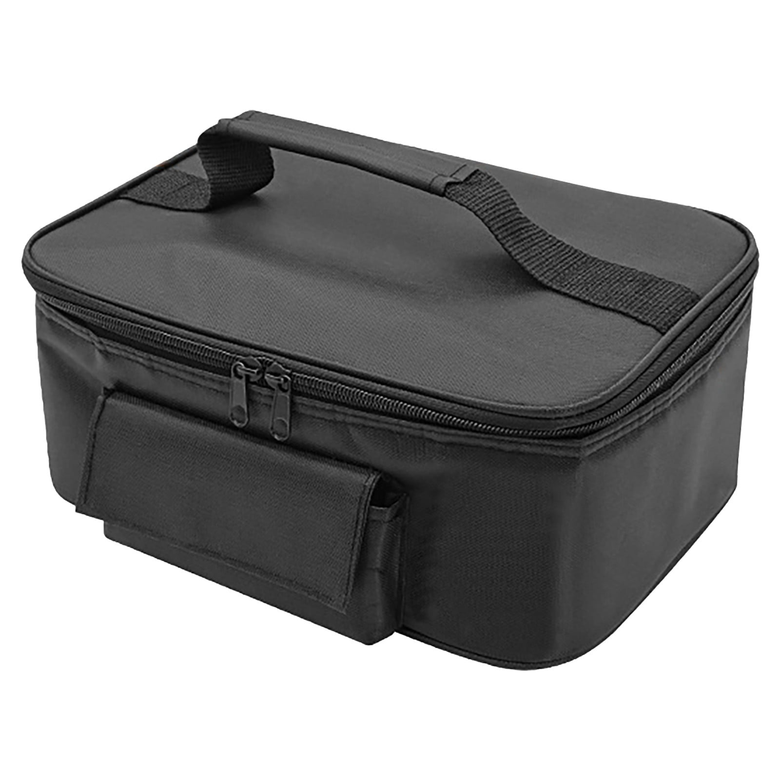 Dusknt 12V Heating Lunch Bag Portable Thermal Insulated Bag Aluminum Foil Food Warmer for Picnic Camping Travel Bento Storage