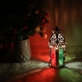 thumbnail image 4 of Billuyoard Candelero hueco de Metal marroquí de cristal de alta , linterna colgante para , regalo de decoración del hogar para sala de estar Type5 NO5, 4 of 5