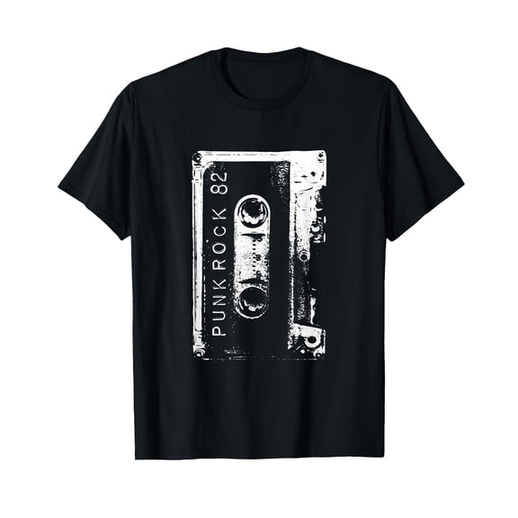 Punk Rock 80's Concert Mixtape Vintage T-Shirt