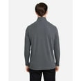 thumbnail image 3 of CORE365 CE405 Men's Fusion ChromaSoft™ Pique Quarter-Zip Pullover-Carbon Heather-4XL, 3 of 6