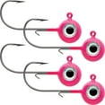 thumbnail image 2 of VMC Neon Moon Eye 3D Holographic Jig Fishing Lure, Glow Pink, Size 1/0, 1/8 oz., 4 Count, NME18-GLPK, 2 of 2