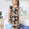 thumbnail image 4 of Vsdgher Chemises de Nuit Rétro pour Filles, Manches Courtes à Volants, Robe de Nuit, Pyjama pour Fête-TTG, 4 of 6