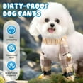 thumbnail image 7 of GASTROPOD Anti Dirt Pants for Dogs Dog Suspender Boots Waterproof Dog Shoes Leggings Anti-Slip Dog Protector Shoes for Walking Hiking Garden Travel Home Park, 7 of 7