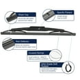 thumbnail image 4 of Unique Bargains Car Rear Windshield Wiper Blade Replacement for Hyundai Tucson 2004-2010 for Kia Sportage 2004-2010 Black, 4 of 6