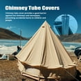 thumbnail image 4 of Mistaha Stainless Steel Chimney Tube Cover for Outdoor Camping Tent Stove, Heat Resistant Mesh Guard with Adjustable Rods, Easy Installation & Anti-Block Design - Rust Proof Smokeware Protector, 4 of 6