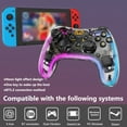 thumbnail image 3 of Wireless Pro Game Controller Gamepad for Nintendo Switch Switch Lite / Switch OLED / PC Console 6-axis TURBO Dual Vibration Functions, 3 of 11
