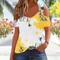 thumbnail image 4 of ATENAR Shirts for Women Lightweight Loose Womens Shirts Summer Tee White M, 4 of 6