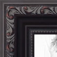 thumbnail image 1 of 20x28 inch black with beads wood picture frame, womd10188-20x28, 1 of 2