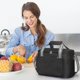 thumbnail image 2 of Bolsa térmica aislante de gran capacidad para picnic, ideal para alimentos y bebidas. Bolsa portátil para llevar el almuerzo al aire libre, para compras y para la playa., 2 of 9