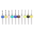 thumbnail image 4 of Bit 10 Uds Juego De Microbrocas De Carburo Cementado Brocas De Perforación Para Placa De Circuito Impreso De 1,2-2,1mm, 4 of 7
