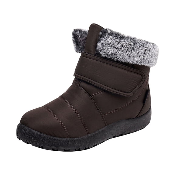 gakvbuo Snow Boots For Women Short Boots Winter Warmth Thick Cotton Shoes Soft Soled Cotton Boots Cloth Snow Women