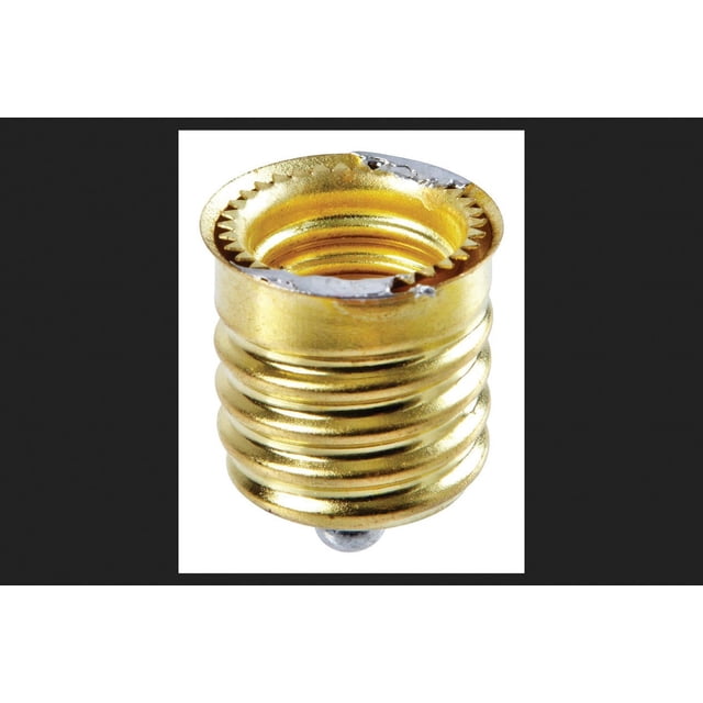 Casquillo de bombilla Jandorf E17 a E12, reductor 75 W 120 V