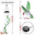 thumbnail image 5 of Spencer Solar Light Dragonfly Wind Chime Outdoor Indoor, Color Changing Led Solar Power Wind Chime Light Hanging Wind Chimes for Home Patio Yard Garden Decor, 5 of 8