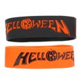 thumbnail image 1 of Shisuyan 2Pcs Silicone Bracelets Halloween Letters Bangles Hand Jewelry (Assorted Color), 1 of 8