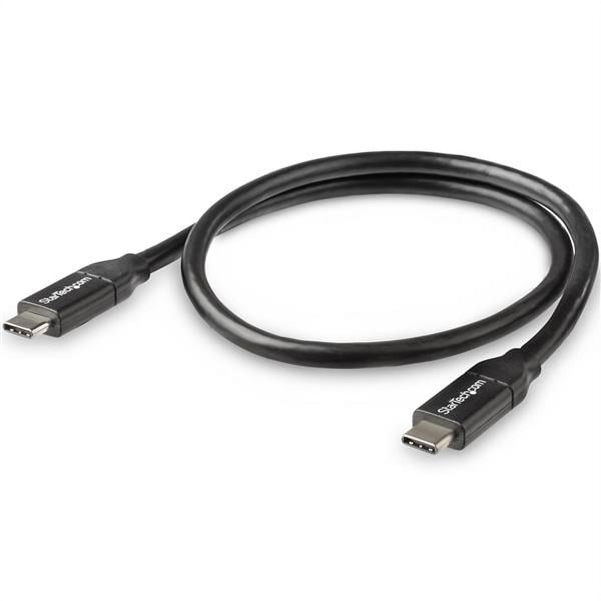 USB-C to USB-C Cable w/ 5A PD - M/M - 0.5 m - USB 2.0 - USB-IF Certified