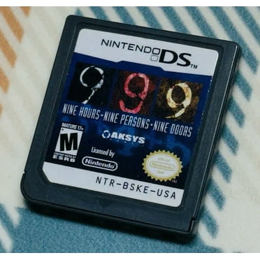 NDS 2DS 3DS XL 999:Nine Hours Nine persons Nine Doors Game Card US Version