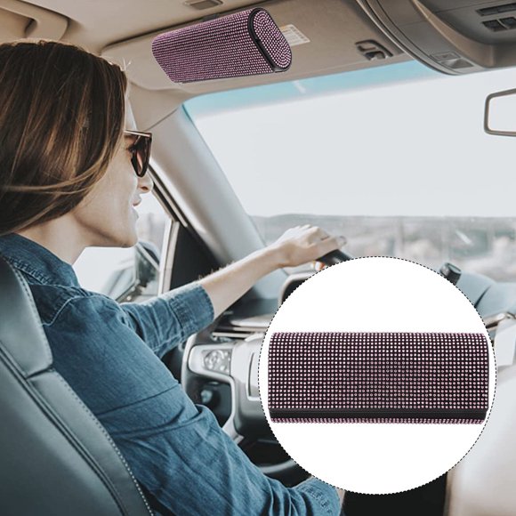 Moluckfu Organizador De Gafas Para Con Brillo Rosa Para Proteger Gafas Y Añadir Estilo