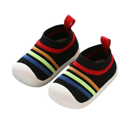 

Binmer Toddler Baby Sneakers Boys Girls Walking Shoes Breathable Mesh Shoes Sandals
