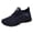 Blue_006, variant on Mens Bowling Shoes Orthopedic Shoes with Arch Support Slip On Wide Width Sneakers Non-Slip Sole Lightweight Athletic Sneakers with Breathable Mesh Blue 8 (EU-41)