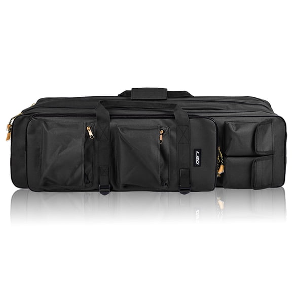 Pole Pack Al aire libre 3 Capa Bolsa de Pesca Mochila 80 cm / 100 cm Caña de Pescar Carrete Carrier LEO Pole Pack