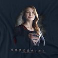 thumbnail image 2 of Supergirl Stand Tall Women's T Shirt, Navy, Medium, 2 of 6