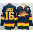 thumbnail image 1 of Bure Jersey 10 Vancouver Ice Hockey Jersey 16 Linden Jersey Retro Sport Sweater Stitched Letters Numbers Black S-XXXLS Gao Jinjia LED, 1 of 2