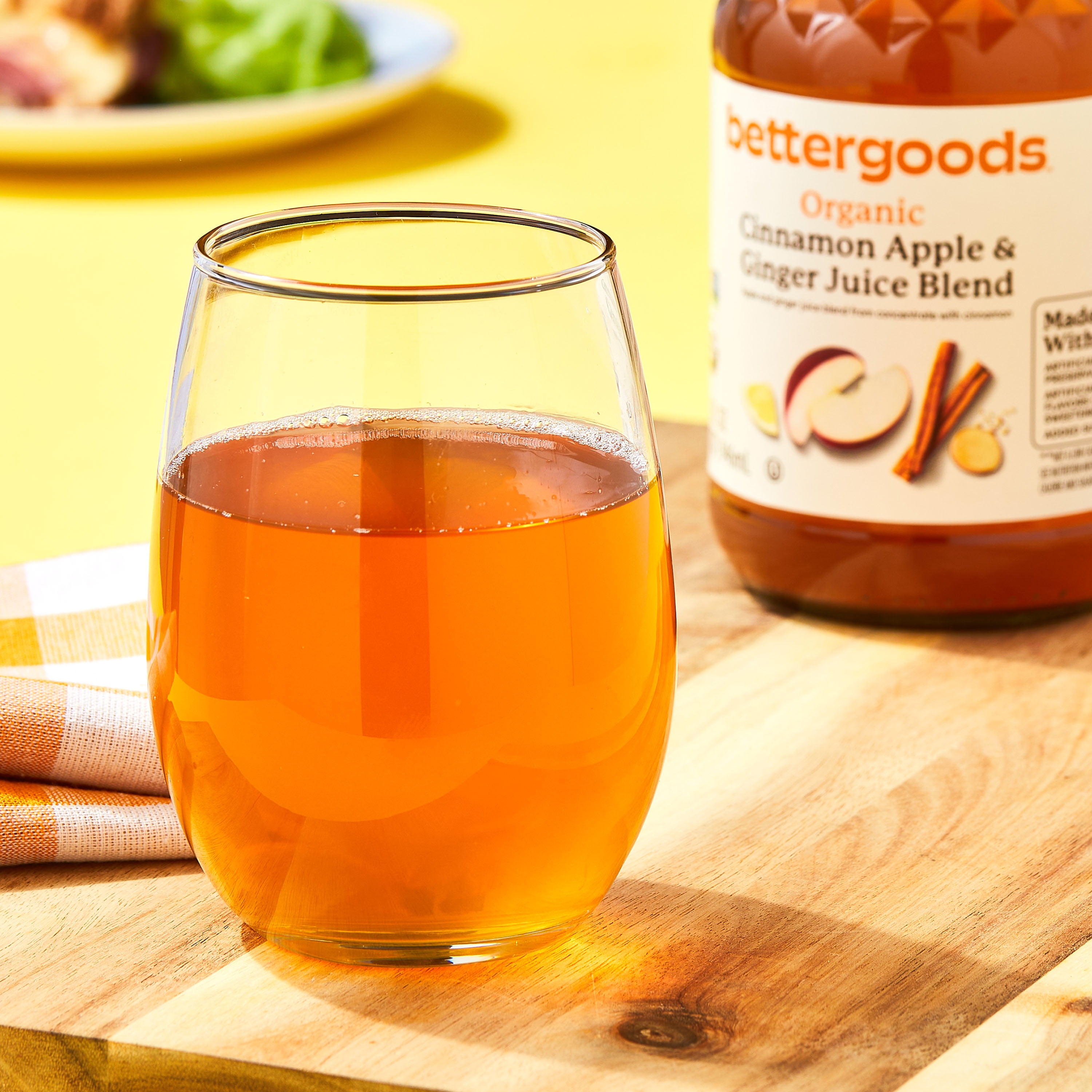 (3 pack) bettergoods Organic Cinnamon Apple and Ginger Juice Blend, 32 fl oz