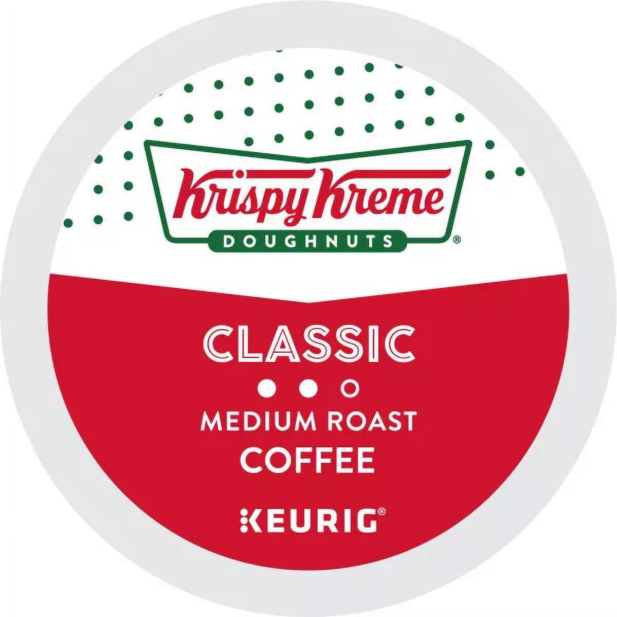 Krispy Kreme Doughnuts, Classic, Medium Roast Coffee, 96 K-Cup Pods