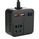 thumbnail image 5 of Transformador convertidor de potencia de voltaje inversor de coche de 150W, cargador USB QC3.0 de 12V a 220V, 5 of 8