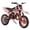 Red, variant on Aqzb Kids Dirt Bike, 49CC 2-Cycle Gas Powered Mini Motor Bike with Front & Rear Disc Brake and 10 Inch Tires, Off Road Mini Motorcycles for Children Age 12+, Green