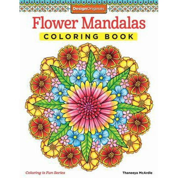 Pre-Owned Flower Mandalas Coloring Book (Paperback) 1574219944 9781574219944