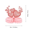 thumbnail image 4 of Shisuyan Valentines Day Honeycomb Decorations Paper 9Pcs Heart Shape, 4 of 8