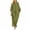 Army Green, variant on Women's Round Neck Batwing Sleeve Maxi Dress, Loose Fit Casual Caftan Dress with Pockets, Summer Beach Dress for Women