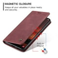 thumbnail image 5 of CaseMe Leather for Samsung Galaxy S25 FE 5G Case, Flip Wallet Leather Case with Card Holder Magnetic Closure Shockproof Kickstand Protective Phone Cases Cover for Samsung Galaxy S25 FE 5G 6.7-inch, 5 of 11