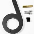 thumbnail image 2 of 6 inch Modern Floating House Numbers Door Black Shadow Home Address Garage Gate, 2 of 11