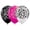 Black, variant on Qualatex 56279 11 in. Damask Latex Balloon - Clear
