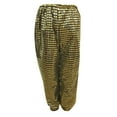 thumbnail image 2 of Huanglei Kids Sequins Loose Jazz Hop Street Dance Pants Haren Trousers Dancewear For Boys Girls Straight Leg Loose pants, 2 of 6