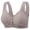 hwj# Grey455, variant on Bras For Women No Underwire Solid Color Ribbed Front Button Maternity Nursing Bra Scalloped V Neck Wide Seamless Straps Wireless For Breastfeeding Pregnant Brassiere,Grey