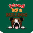 thumbnail image 4 of Inktastic English Bulldog Dog Girls Baby Bib, 4 of 4