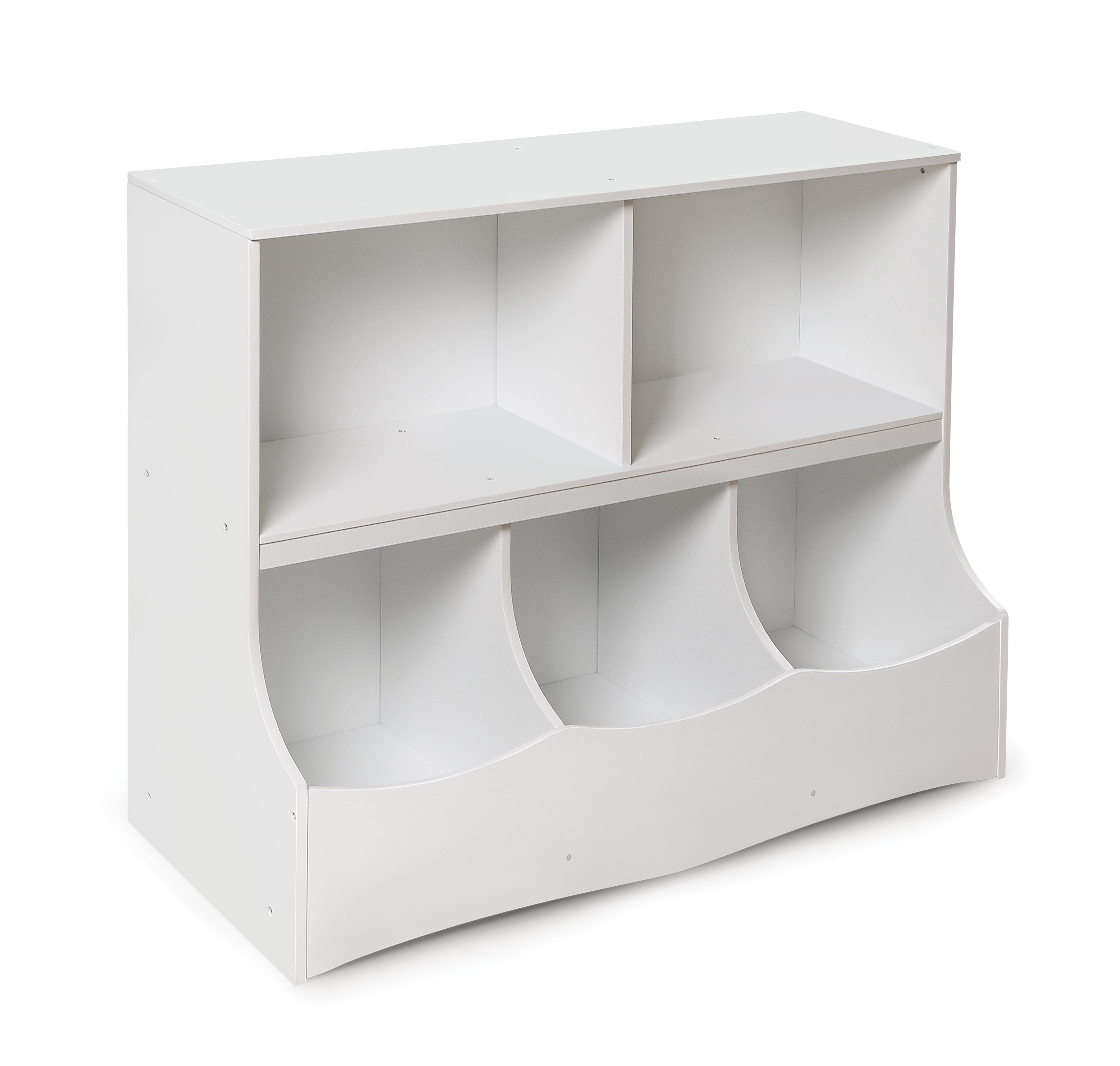Badger Basket Kid's Multi-Bin Wood Toy Storage Organizing Cubby 6.4 Cu ft. - White - Walmart.com