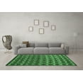 thumbnail image 3 of Ahgly Company Indoor Rectangle Oriental Emerald Green Modern Area Rugs, 6' x 9', 3 of 4