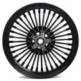 thumbnail image 3 of 19x2.5 16x3.5 Fat Spoke Wheels Rims for Harley Sportster Iron 883 XL883N Iron 1200 XL1200NS 2010-2022 2011 2012 2013 2014 2015 2016 2017 2018 2019 2020 2021 Powder-coated Black, 3 of 4