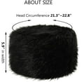 thumbnail image 2 of Women's Winter Faux Fur Cossak Russian Style Hat Warm Cap, 2 of 6