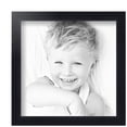 thumbnail image 2 of ArtToFrames 8" x 8" Contemporary Black Picture Frame, 8x8 inch Black Wood Poster Frame (WOM-4730),  Pack, 2 of 7