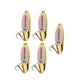 thumbnail image 4 of 5 piezas de cucharas de pesca, cebos y señuelos para lubinas, cucharas de fundición, cebos metálicos para jigging, cebos para pescar leucomas, truchas Oro 60g Sunnimix Pesca Cucharas Señuelos, 4 of 8