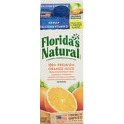 Floridas Natural, 100% Premium Orange Juice, 52oz, Carton