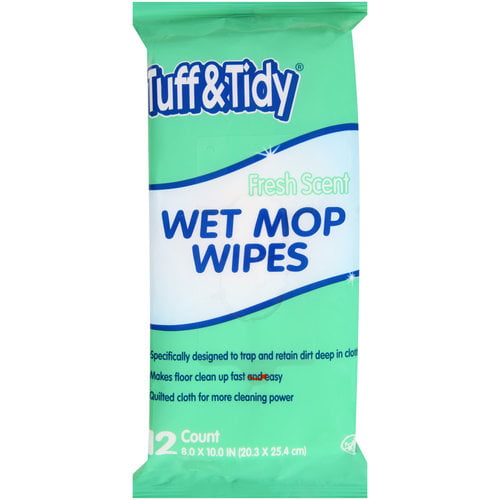 Tuff Tidy Fresh Scent Wet Mop Wipes 12 Count Walmart Com