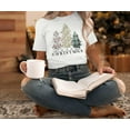 thumbnail image 3 of Christmas Shirt for Women Christmas Tree Graphic T-Shirts Believe Letter Print Tees Holiday Tops, 3 of 7