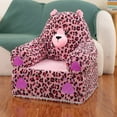 thumbnail image 4 of Folding Children'S Sofa Backrest Armchair 2 In 1 Folding Children'S Sofa Cute Cartoon Lazy Sofa Baby Chairs Comfy Foldable Couch & Reading Chair Without Padding Or Padding Core Sofa Cover Home Decor, 4 of 5