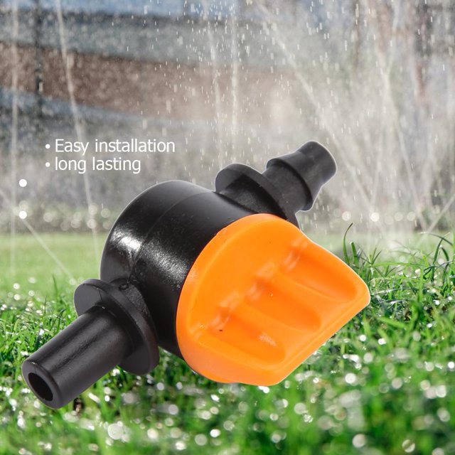 Miniválvulas de 4/7mm, 10 Uds., interruptor de riego de jardín, conectores de manguera de agua económicos para Kits de jardín, suministros, accesorios